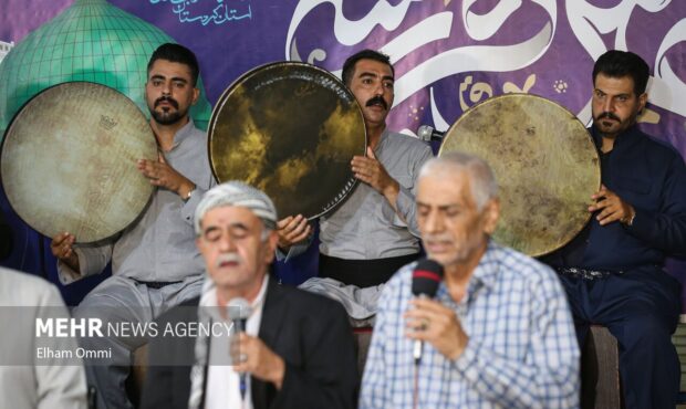 بزرگترین مراسم مولودی خوانی کشور در سنندج
