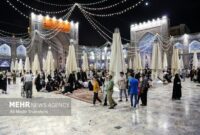 عید میلاد خاتم‌الانبیاء در حرم مطهر رضوی