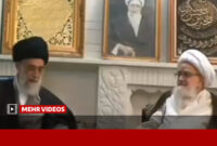 فیلمی دیده‌نشده از حضور رهبر شهید در منزل آیت‌الله‌ صافی گلپایگانی