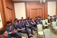 آنالیز امارات در جلسه عبدی با بازیکنان تیم فوتبال امید