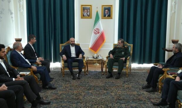 دیدار سرلشکر محسن رضایی و بافل طالبانی در تهران