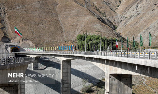 محور چالوس و آزادراه تهران