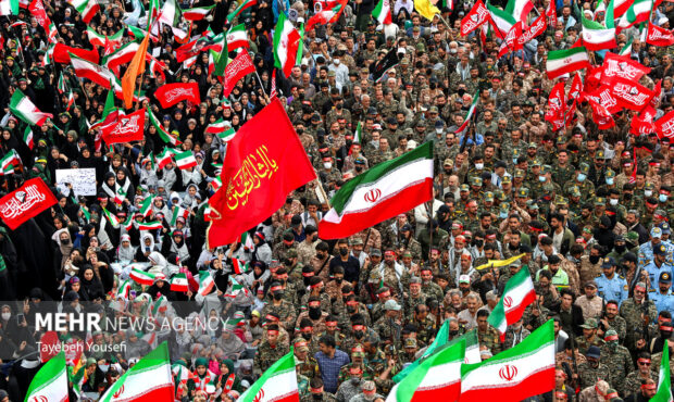 تصاویر هوایی رزمایش بزرگ«جانفدا» در همدان