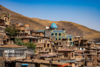 روستایی پلکانی در دل کوه‌های خراسان